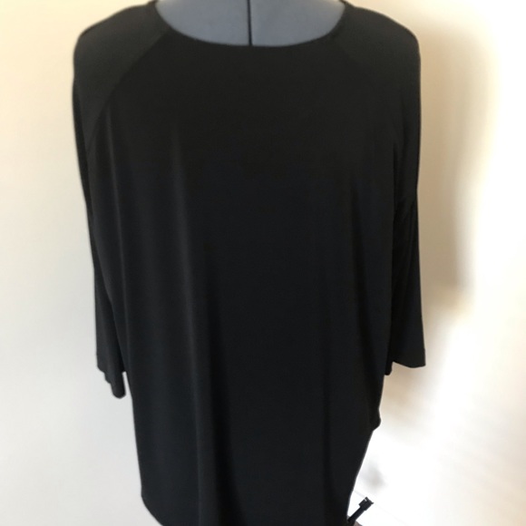 Multiples Black Top Size 1X - Picture 2 of 4